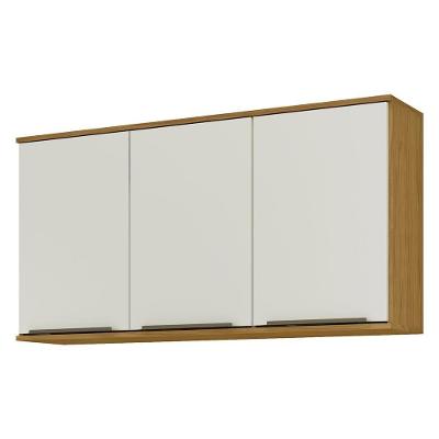 Armario Aereo 120 Cm Mdp 3 Portas Vera Ave04 Marrocos Off White Mxm