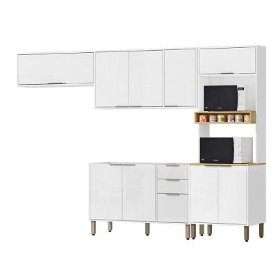 Cozinha Modulada 5 Pecas 270 Cm Mdp Glor Branco Neve Mxm