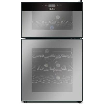Adega Philco 69 Litros Display Digital 24 Garrafas Preto PAD24DZ Bivolt