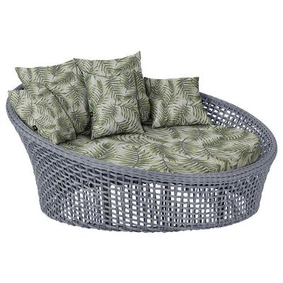 Chaise Hungria Pintura Preta Corda Náutica E5 Trama Original Prata