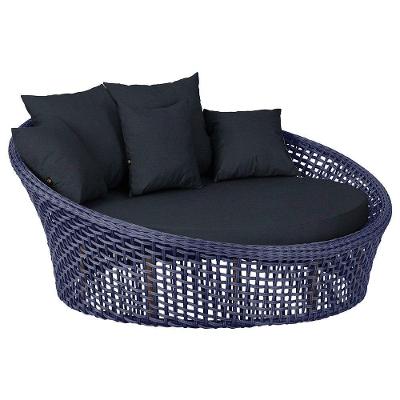 Chaise Hungria Pintura Marrom Corda Náutica E12 Trama Azul