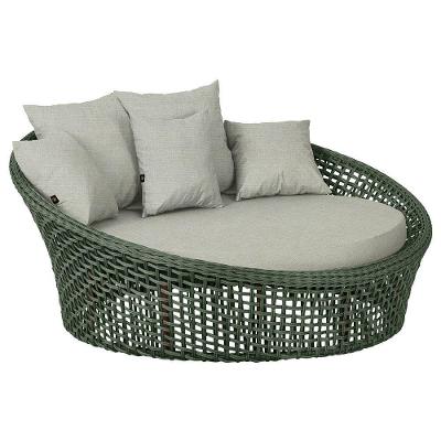 Chaise Hungria Pintura Marrom Corda Náutica E3 Trama Verde