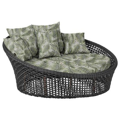 Chaise Hungria Pintura Marrom Corda Náutica E5 Trama Preto