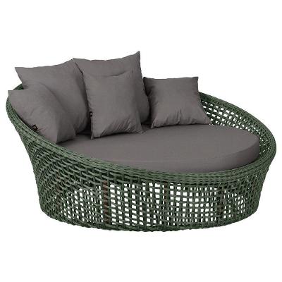 Chaise Hungria Pintura Marrom Corda Náutica E11 Trama Verde