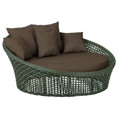 Chaise Hungria Pintura Marrom Corda Náutica E9 Trama Verde