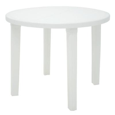 Mesa Tramontina Cassino Em Polipropileno Branco Tramontina