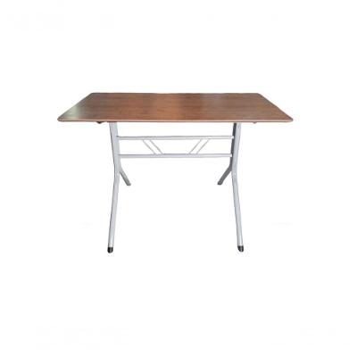 Mesa Moema 120x70 Imbuia Base Branca