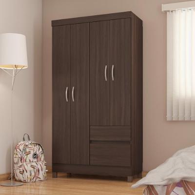 Guarda Roupa 4 Portas Maia Cafe Touch