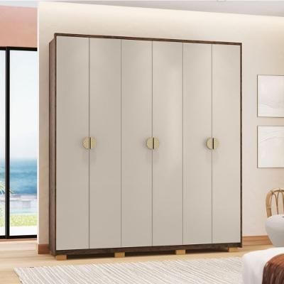 Guarda Roupa Casal 6 Portas 4 Gavetas Noronha - Imbuia-fendi Imbuia-fendi