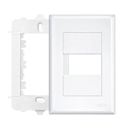 Conjunto Fame Evidence - Placa Com Suporte 1 Módulo Horizontal 4x2