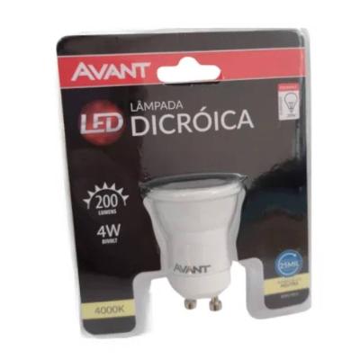 Lâmpada Dicróica Avant Mr11 Gu-10 - 4w - 4000k