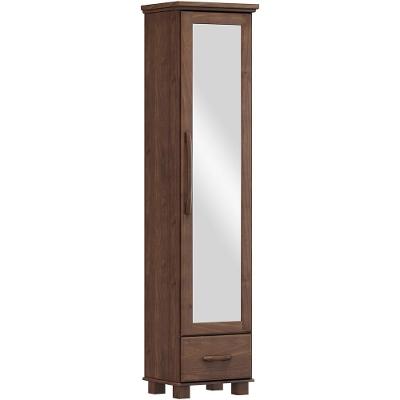 Sapateira 1 Porta Espelho Madeira Maciça 194x47 Cm 2255 Cafe Milani Store Cafe
