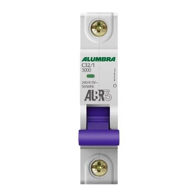 Disjuntor Din Unipolar Alumbra C32/1 - 32a