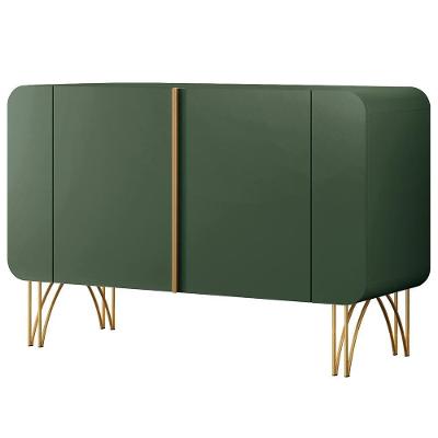 Aparador Buffet Para Sala De Jantar 2 Portas Orgânico Pozzi B01 Verde Pistache - Lyam Decor