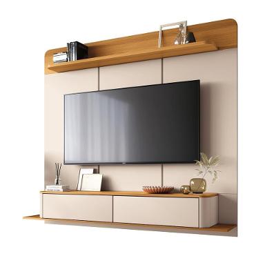 Home Painel Decorativo Suspenso Messier Para Tv Até 70 Polegadas Off White/cinamomo G26 - Gran Belo