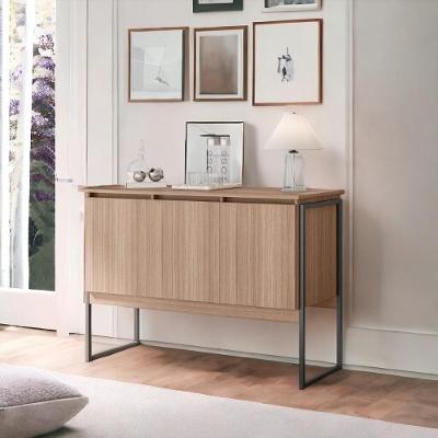 Buffet Design Industrial 3 Portas Turim Montana E Preto
