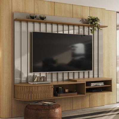 Painel Bancada Suspensa 1 Porta Tvs Até 75 Polegadas ímola - Fendi-naturale