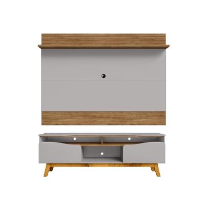 Jogo Painel E Rack Toussaint Cinamomo Off White