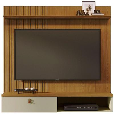 Painel Suspenso Para Tv 55 Polegadas 1 Porta Basculante Isis Cumaru/opala