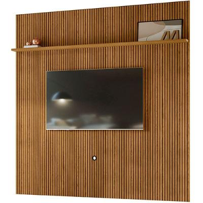 Painel Suspenso Piso-teto Para Tv 75 Polegadas Ferrari Cumaru