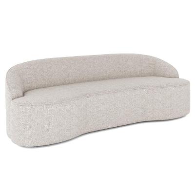 Sofá 2 Lugares Para Sala De Estar Living 150cm Theo D06 Linho Pérola - Mpozenato
