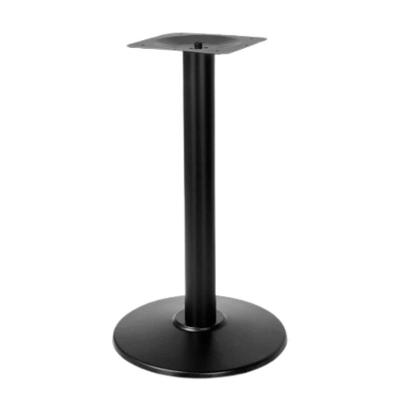 Base De Mesa Redonda 5047 Zeta Rivatti 72 Cm (altura) Ferro Fundido C- Pintura à Pó Preto Base Disco