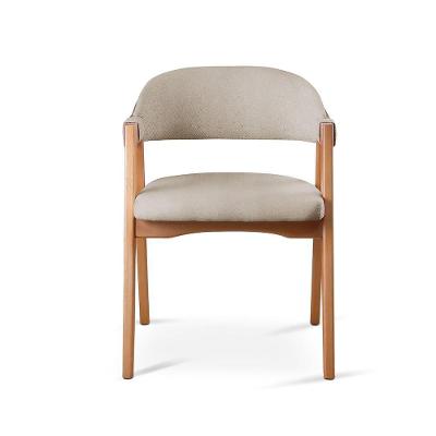 Cadeira Para Mesa De Jantar Gaia linho Bege