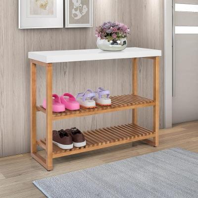 Aparador Balcão Gold Tampo MDF 25mm Maciço Pés Madeira Branco