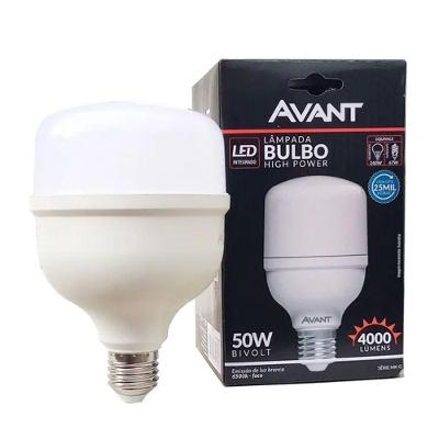 Lâmpada Bulbo Led Alta Potência Avant - 50w - 6500k Luz Branca