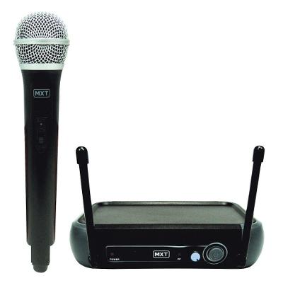 Microfone Sem Fio Mxt Uhf202-201 Frequencia 687.6mhz