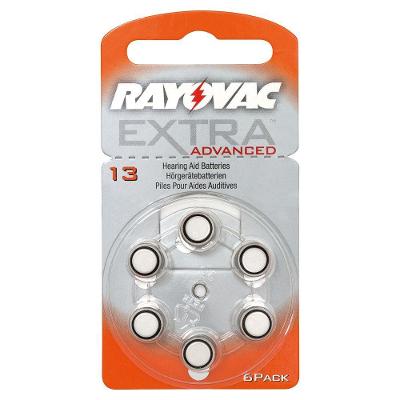 Pilhas Auditivas Rayovac Sem Mercurio Tamanho 13 Com 6 -...