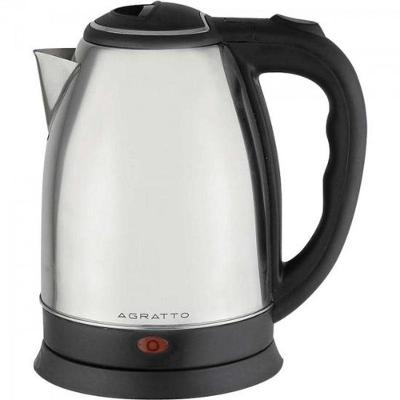Chaleira Elétrica Agratto Ce01 Prata Em Aço Inox 110v