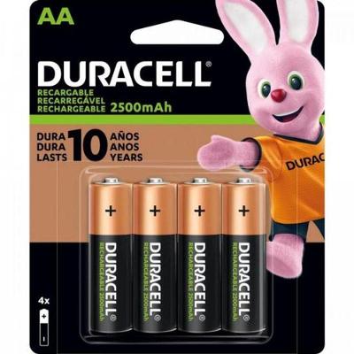 Pilha Recarregável Aa 2500mah (c-4 Pilhas) Duracell 