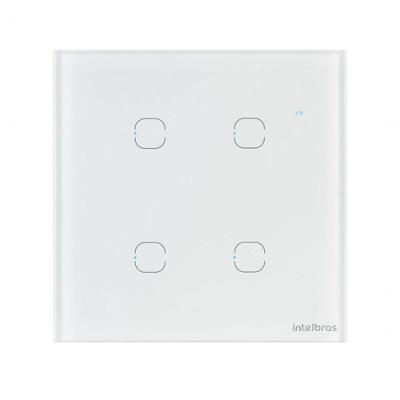 Interruptor Smart Wi-fi Touch 4 Teclas Ews 1004 Branco