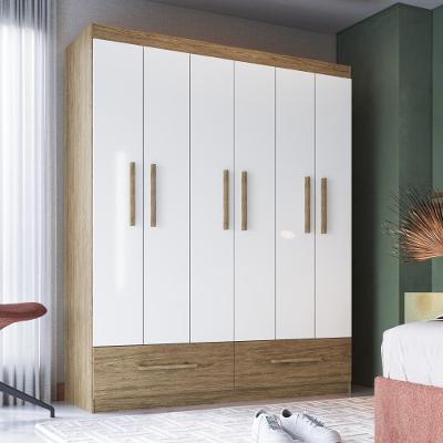 Guarda Roupa 6 Portas E 2 Gavetas Rp2622 Exclusive Decibal
