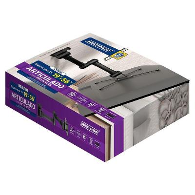 Suporte Multivisao Stpa50 Articulado Com Inclinacao Para Tv De 19 A 56