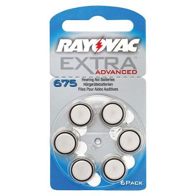 Pilhas Auditivas Rayovac Sem Mercurio Tamanho 675 Com 6...
