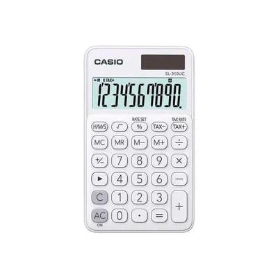 Calculadora De Bolso 10 Digitos Branca - Sl-310uc-bu-w-dc