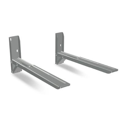 Suporte Para Forno Micro-ondas Com Braço Ajustável Brasforma Sbr 3.7 Prata