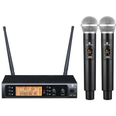 Microfone Sem Fio Harmonics Hsf-200 Duplo
