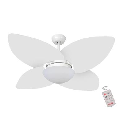 Ventilador De Teto Kovalski Branco Fosco 4 Pás Branco 220V Com Controle