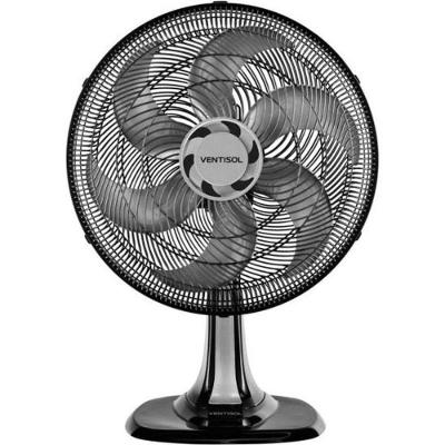 Ventilador De Mesa Ventisol Turbo 6 40cm Preto-cinza 127v