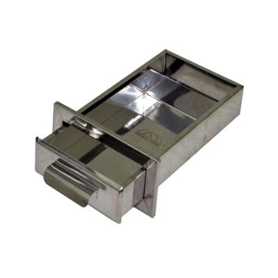 Gaveta Cinzeiro  Lareira Chapa De Aço Inox Popular 46x32x6 cm.