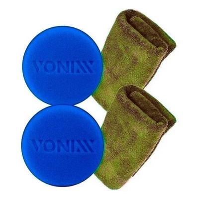 Aplicador Espuma Automotivo Vonixx + Kit Pano Premium Ii
