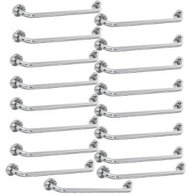 Barra Alça Apoio 50cm Kit 17 Uni Inox Idoso Pcd Cadeirante Acessibilidade Banheiro Box Segurança Suporte Evita Acidente
