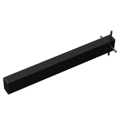 Suporte Pia Chumbar Bancada Aparador Mesa 40 Cm Preto