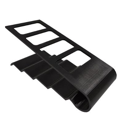 Suporte 3d Porta Controle Remoto 4 Divisórias Tv 20 Cm Preto