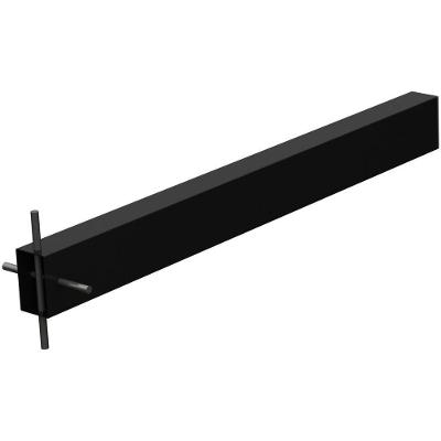 Suporte Pia Chumbar Bancada Mesa 50 Cm Preto
