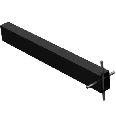 Suporte Pia Chumbar Bancada Mesa 40 Cm Preto