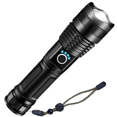Lanterna Tática T9 Led Recarregável Usb Zoom Longo Alcance Super Potente